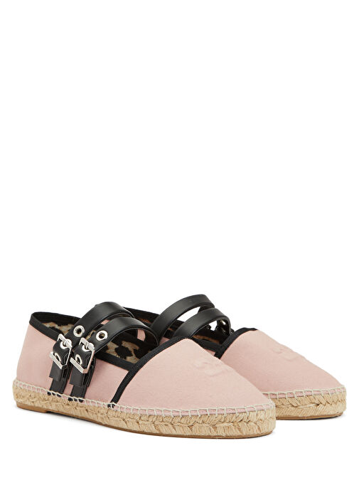 Ganni Ganni Pembe Kadın Organik Pamuk Espadril Casual Ayakkabı | Beymen Pembe - 3. görsel