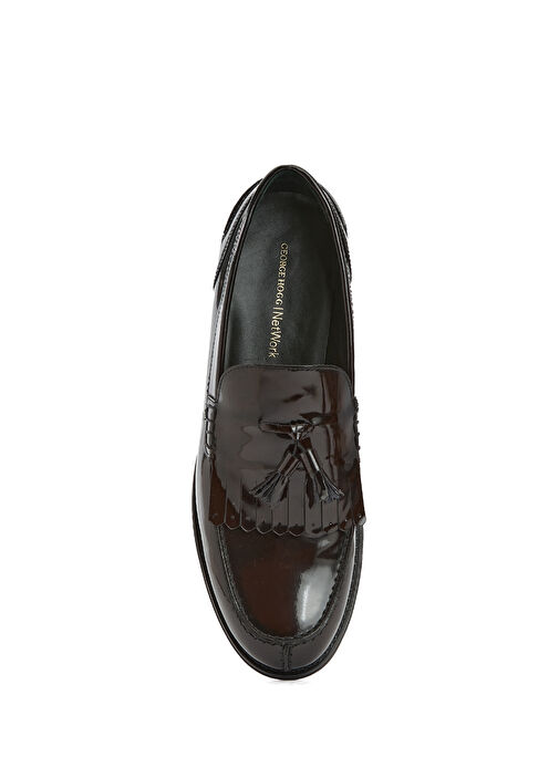 Kahverengi Erkek Deri Loafer - Görsel 5