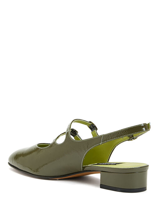 Peche Haki Kadın Deri Ayakkabı - Görsel 4