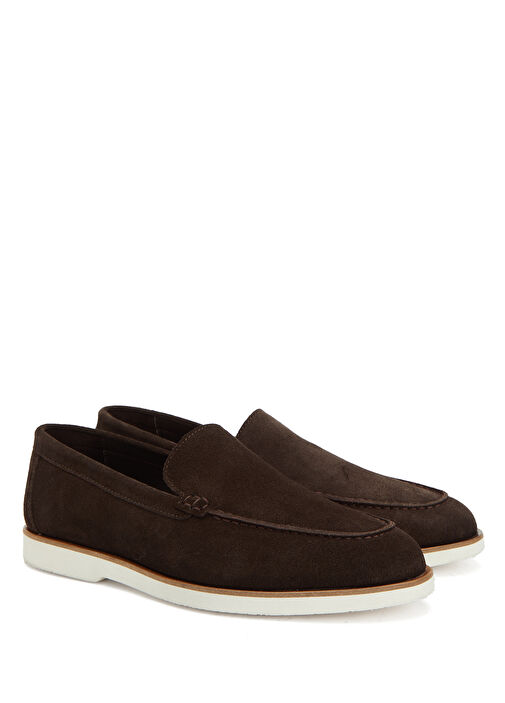 Kahverengi Erkek Süet Loafer - Görsel 3