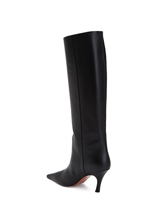 Siyah Kadın Deri Çizme - Görsel 4