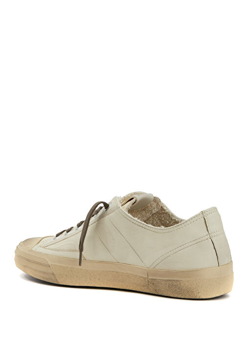 V-Star Ekru Kadın Deri Sneaker - Görsel 4