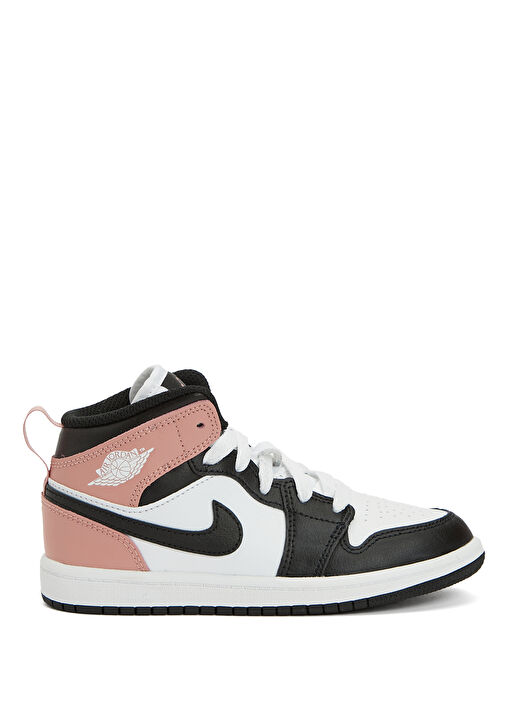 Jordan 1 Mid Ps Beyaz Erkek Çocuk Deri Sneaker - Görsel 2