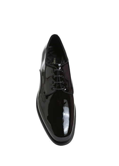 Siyah Erkek Deri Smokin Ayakkabısı - Görsel 5