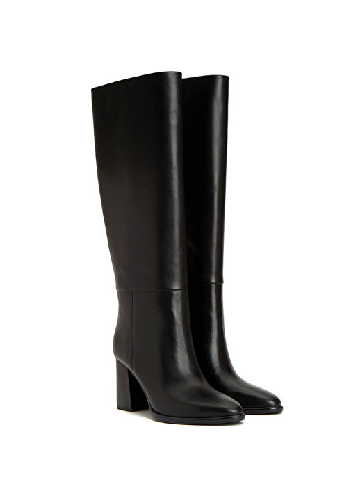 Siyah Kadın Deri Çizme - Görsel 3