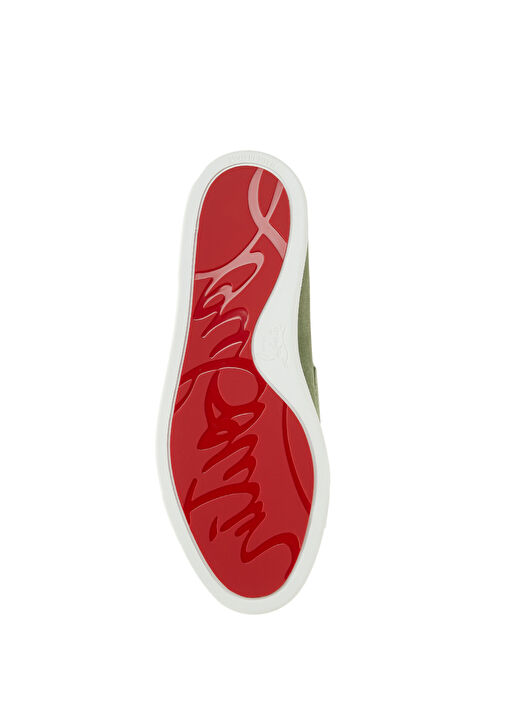 Christian Louboutin Açık Yeşil Christian Louboutin Chambeliboat Erkek Süet Loafer