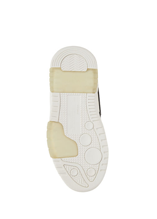 Siyah Beyaz Erkek Çocuk Deri Sneaker - Görsel 6