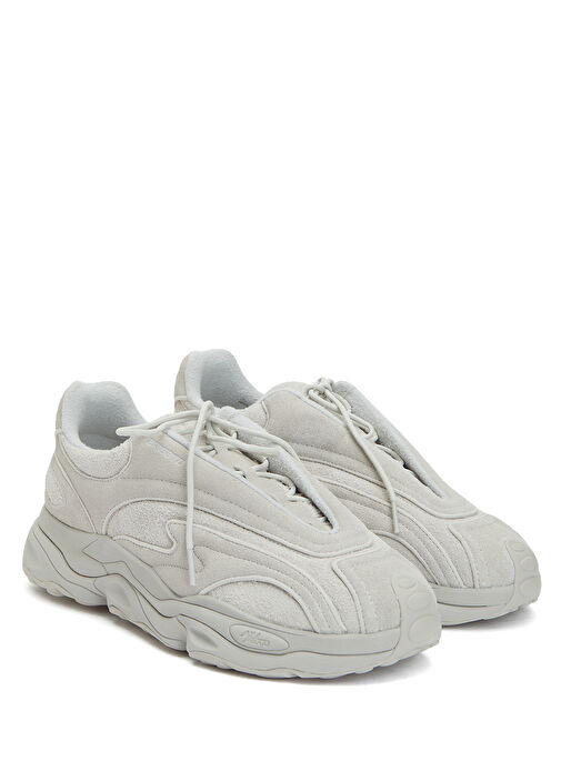 Açık Gri Erkek Süet Sneaker - Görsel 3