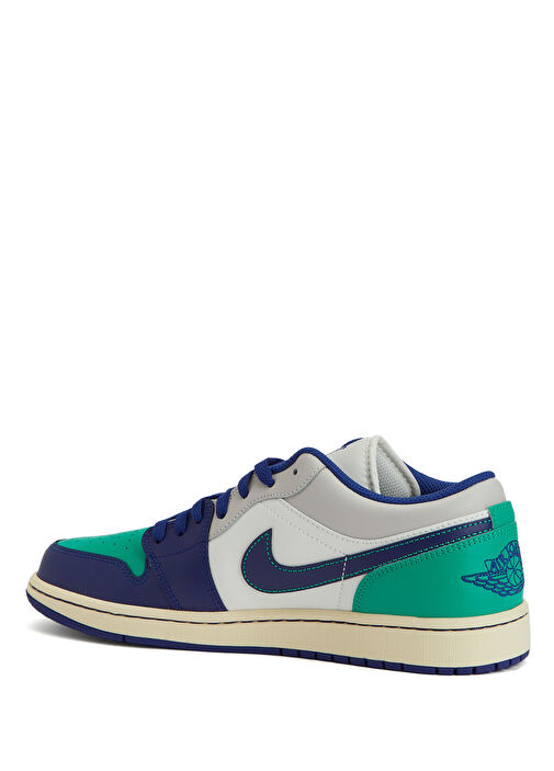 Air Jordan 1 LOW Beyaz Erkek Deri Sneaker - Görsel 4