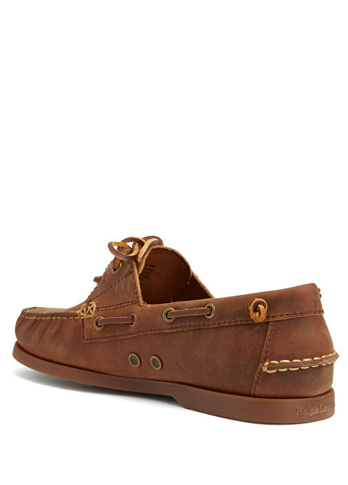 Kahverengi Erkek Deri Loafer - Görsel 4