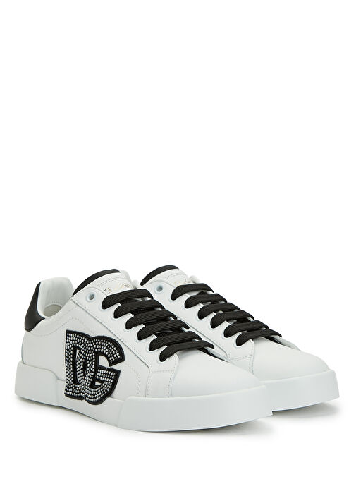 Portofino Beyaz Kadın Deri Sneaker - Görsel 3