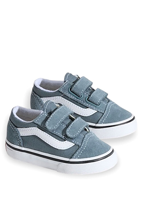 Old Skool Koyu Yeşil Unisex Çocuk Sneaker - Görsel 3