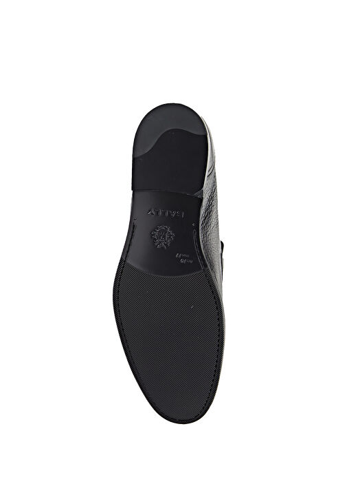 Siyah Erkek Deri Loafer - Görsel 6