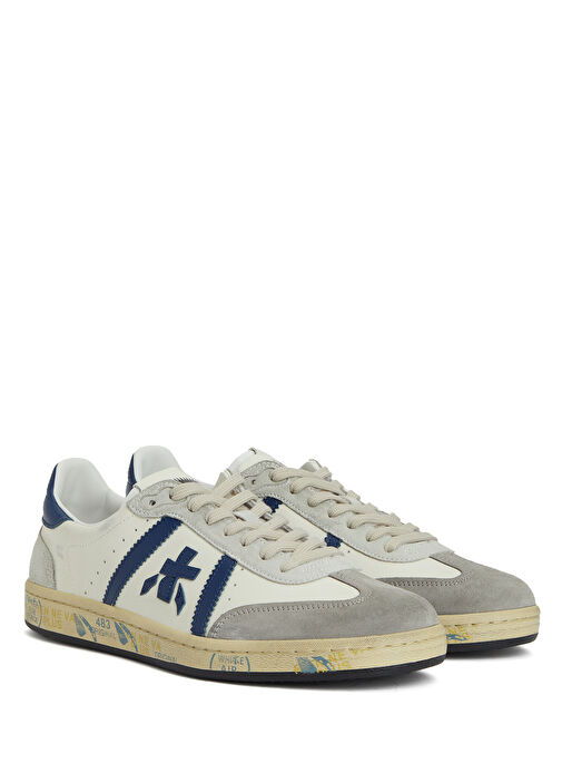 Istrice Bonnie Beyaz Erkek Deri Sneaker - Görsel 3