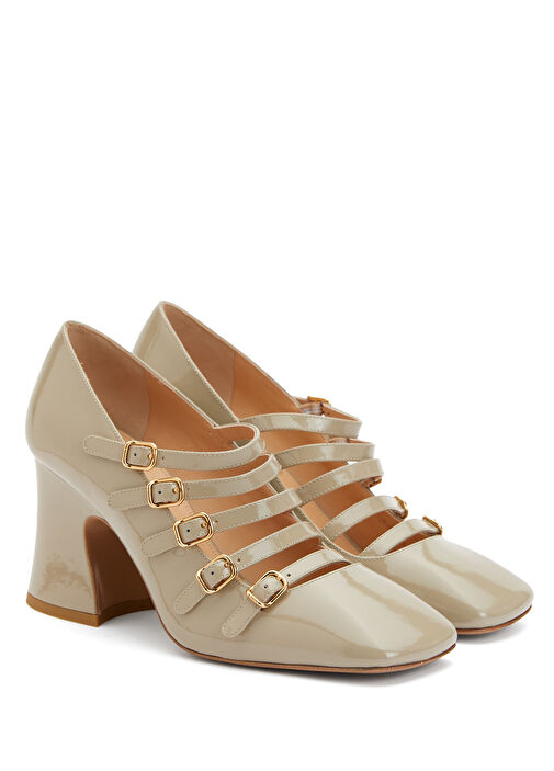 Janis Taş Deri Topuklu Ayakkabı - Görsel 3