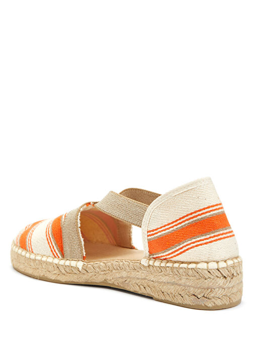 Turuncu Bej Kadın Espadril - Görsel 4