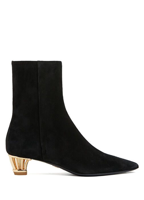 Ferragamo Siyah Ferragamo Deri Kadın Bot