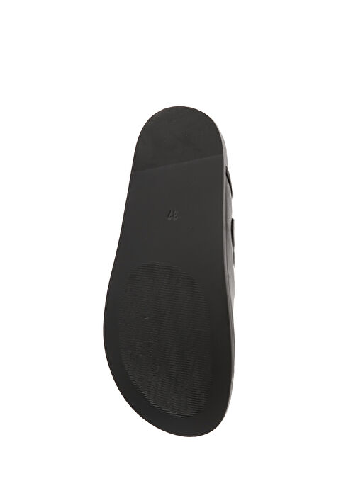 Siyah Logo Tokalı Deri Sabo - Görsel 6