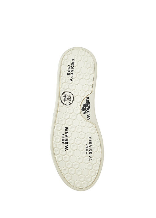 Belle Pembe Beyaz Kadın Deri Sneaker - Görsel 6