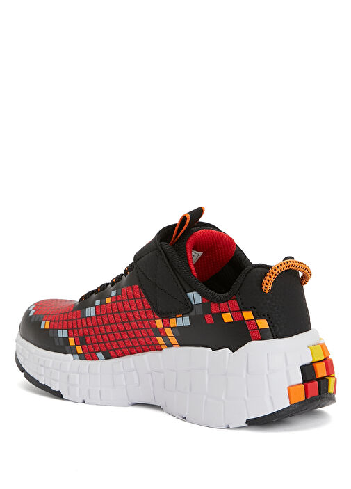 Mega Craft 3.0 Kırmızı Siyah Erkek Çocuk Sneaker - Görsel 4