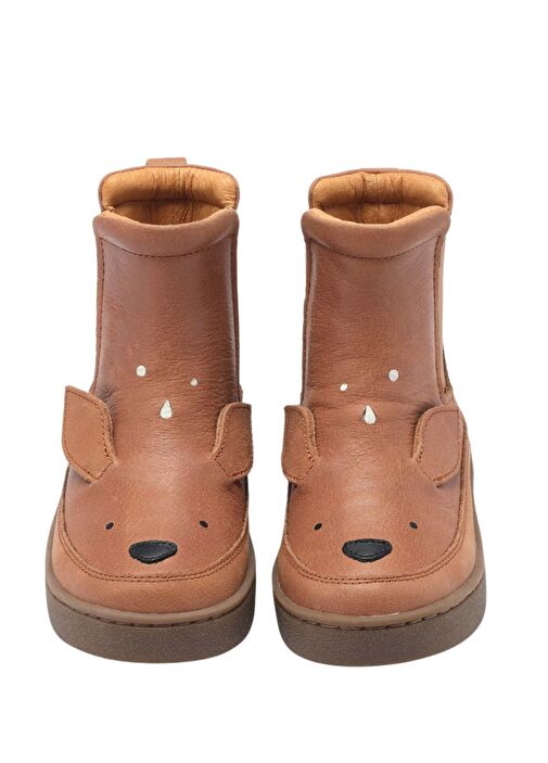 Kestane Unisex Çocuk Deri Bot - Görsel 4