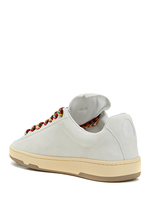 Curb Beyaz Erkek Süet Sneaker - Görsel 4