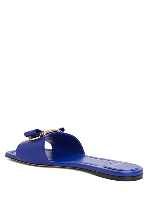 Mavi Kadın Deri Terlik - Görsel 4