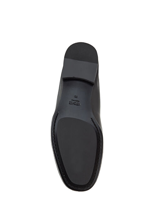 Siyah Kadın Deri Loafer - Görsel 6