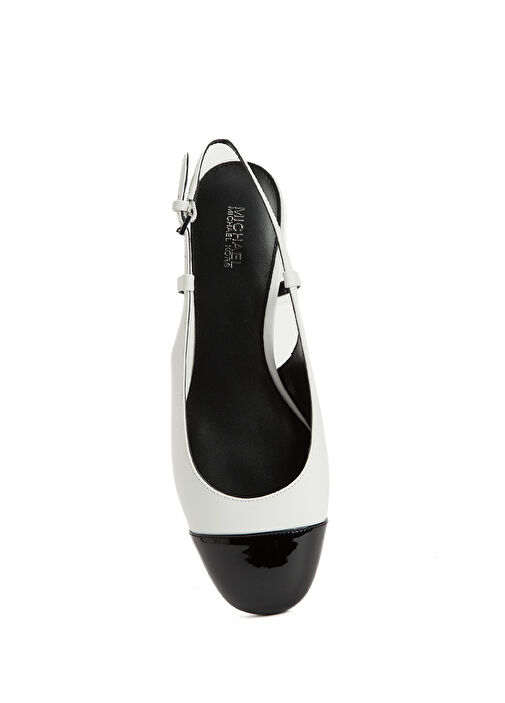 Perla Beyaz Deri Babet - Görsel 5