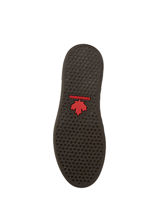 Siyah Beyaz Erkek Deri Sneaker - Görsel 6