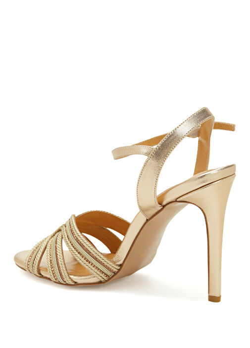 Network Network Gold Kadın Deri Sandalet Sandalet & Terlik | Beymen Gold - 4. görsel