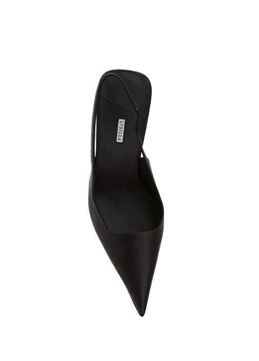 Siyah Topuklu Ayakkabı - Görsel 5