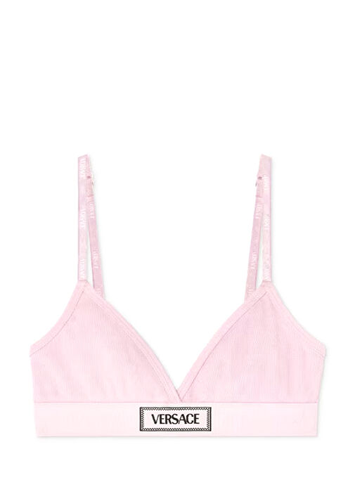 Light Pink Logo Banded Bra