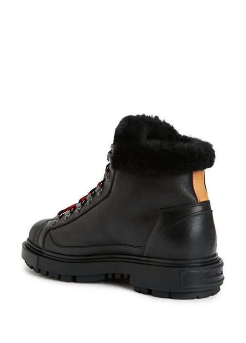 St Moritz Siyah Erkek Deri Bot - Görsel 4