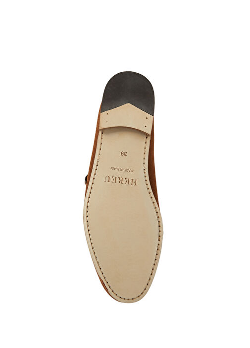 Lorea Kahverengi Kadın Deri Loafer - Görsel 6