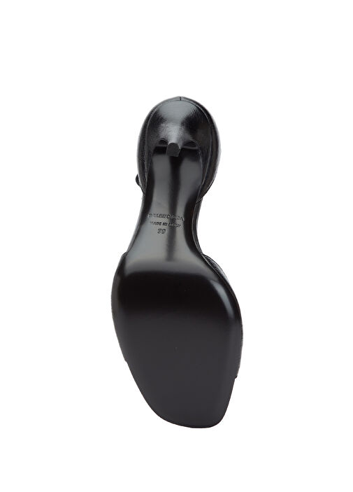 City Up Siyah Kadın Deri Sandalet - Görsel 6