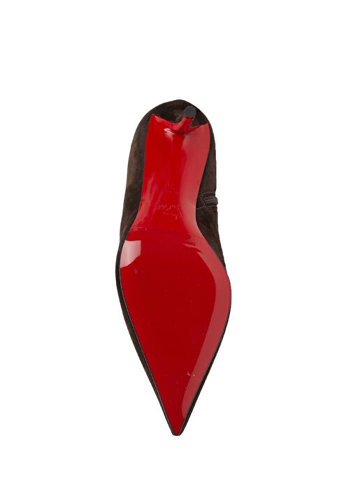 Miss Z Koyu Kahverengi Kadın Deri Bot - Görsel 6