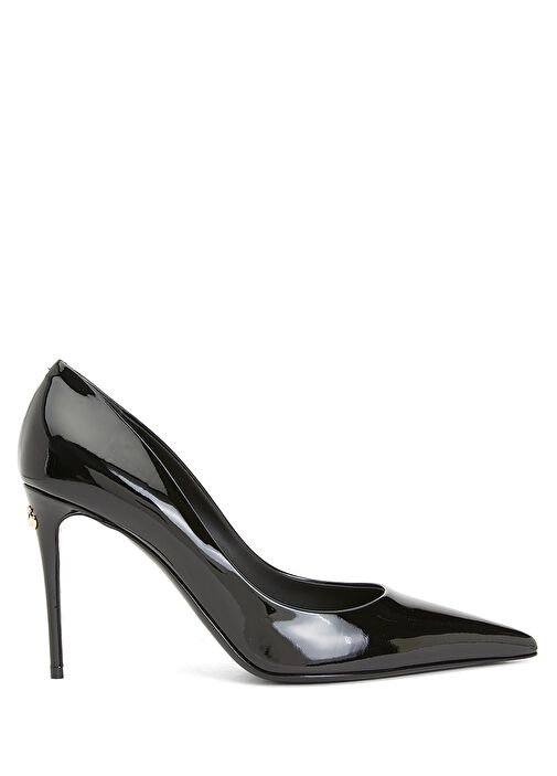 Cardinale Siyah Deri Stiletto - Görsel 2