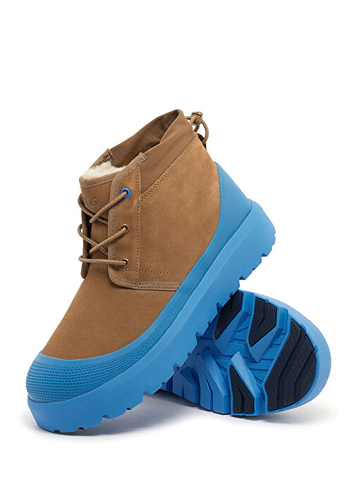 Taba Mavi Erkek Süet Bot - Görsel 8