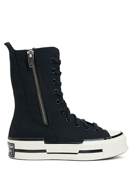 Chuck 70 Plus Siyah Beyaz Kadın Kanvas Sneaker - Görsel 2