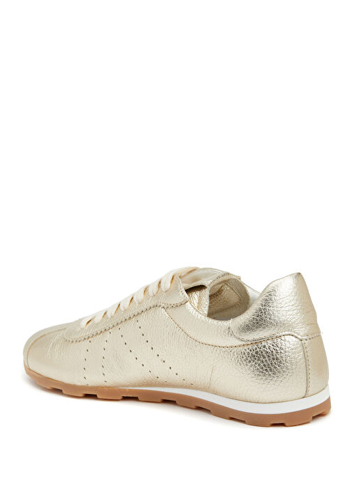 Gold Kadın Deri Sneaker - Görsel 4