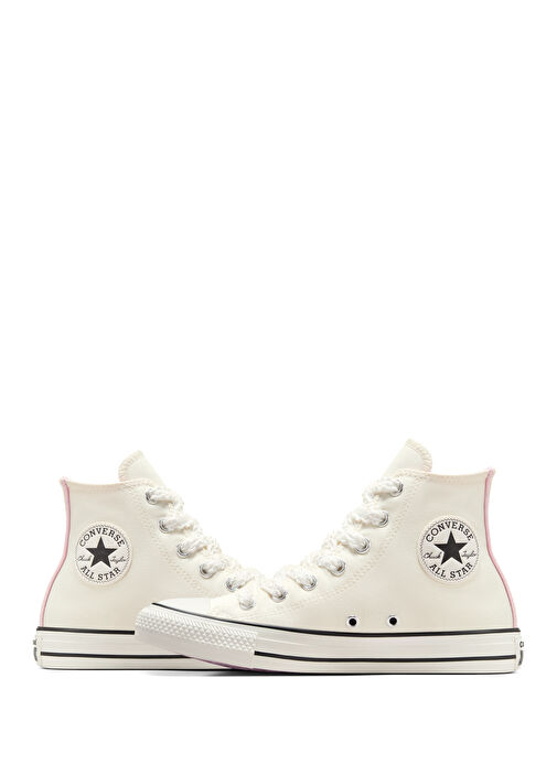 Chuck Taylor Beyaz Kadın Kanvas Sneaker - Görsel 8