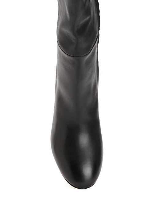 Siyah Kadın Deri Çizme - Görsel 5
