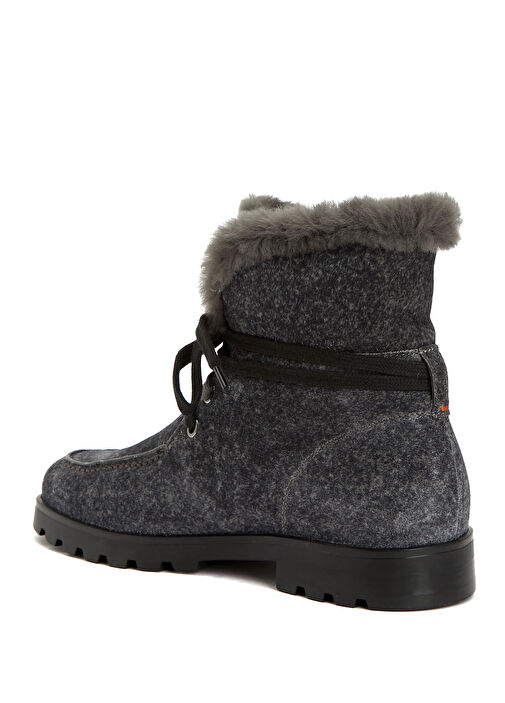 Gri Kadın Süet Bot - Görsel 4