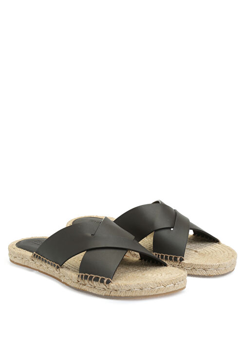 Kahverengi Erkek Deri Sandalet - Görsel 3