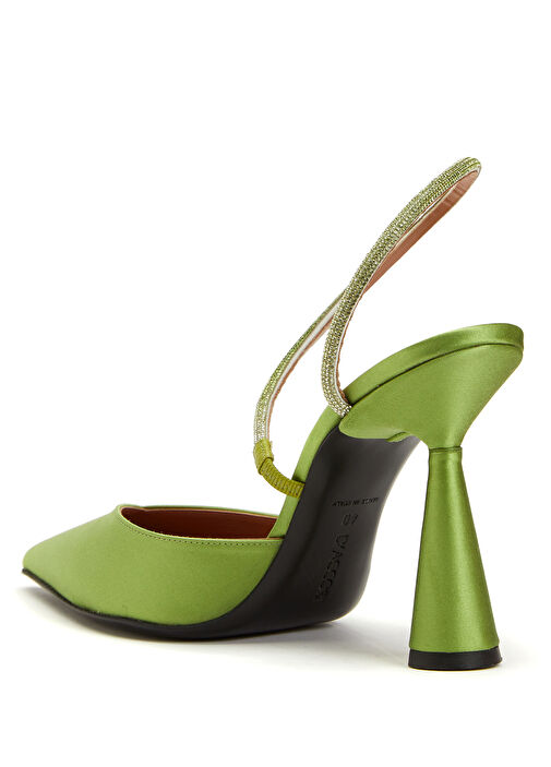 Saturn Yeşil Topuklu Ayakkabı - Görsel 4