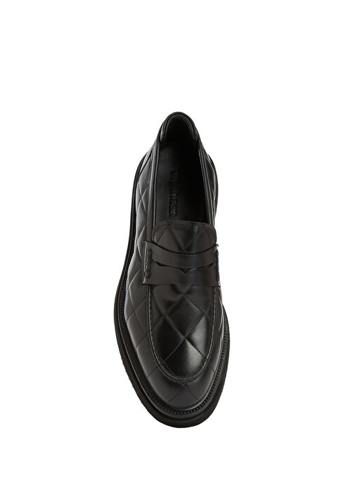 Siyah Erkek Deri Loafer - Görsel 5