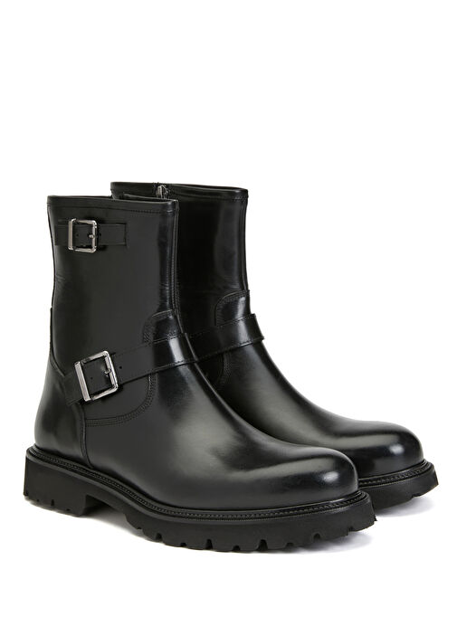 Divarese Divarese Siyah Erkek Deri Bot | Beymen Siyah - 3. görsel