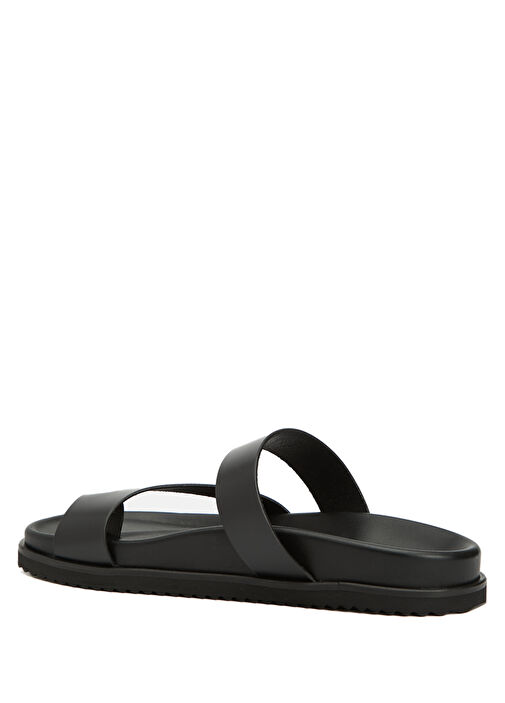 Siyah Erkek Deri Terlik - Görsel 4