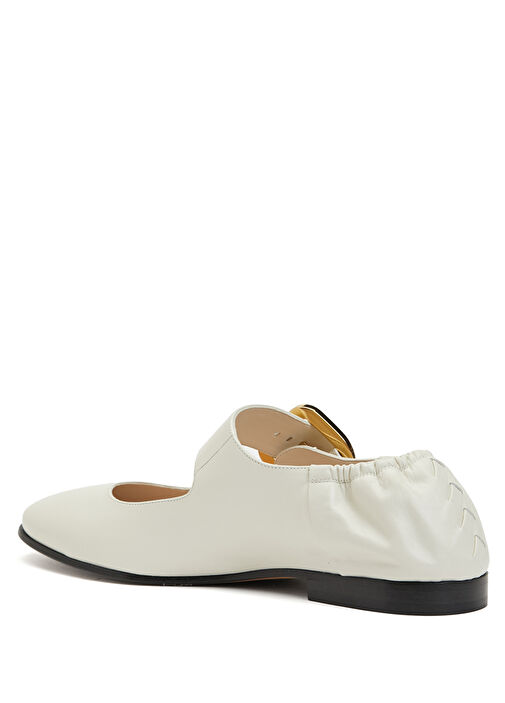 Beyaz Deri Babet - Görsel 4